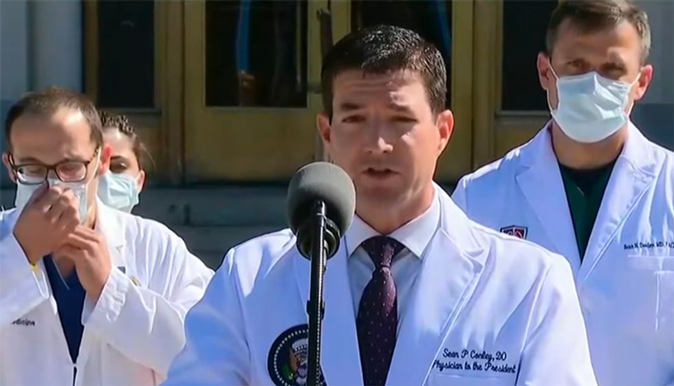 Trump has clearly ordered his personal doctors lie to the nation about his COVID-19 condition