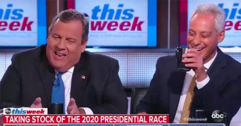 Progressives explode after ABC panel features Chris Christie and Rahm Emanuel attacking Medicare for All