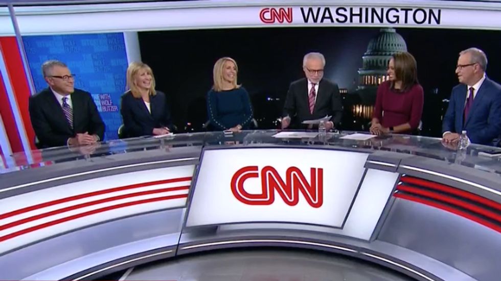 CNN panel bursts into laugher after Trump proclaims midterm election is all about him