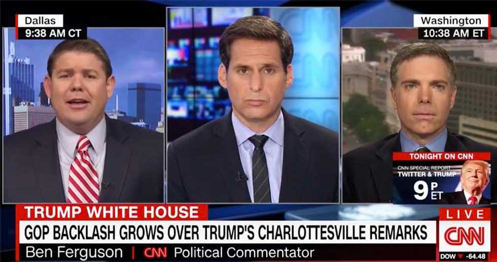 'You're being childish': CNN conservatives tear at each other after one calls Trump 'hopeless'