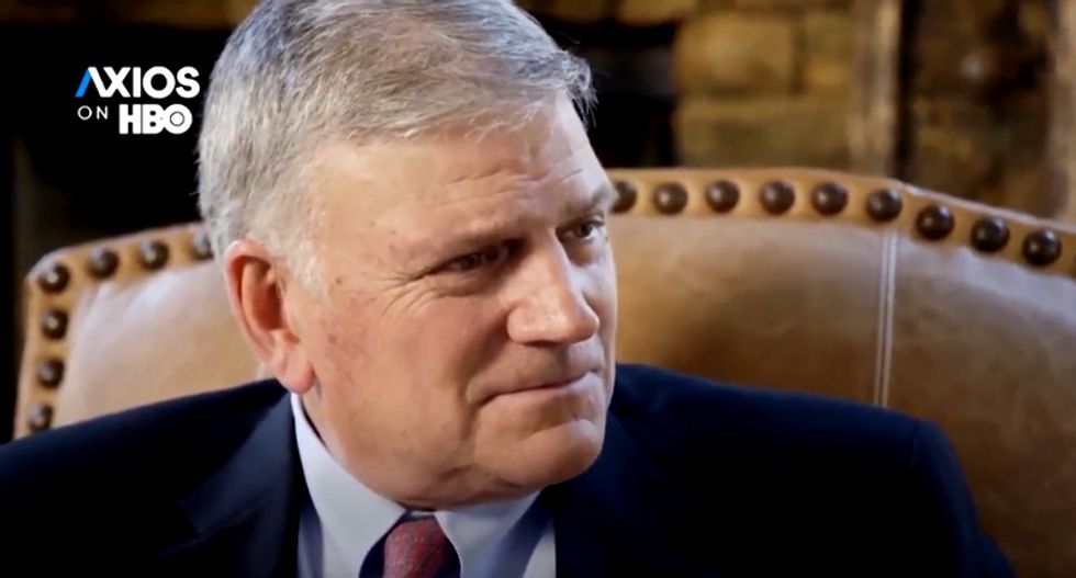 Evangelist Franklin Graham desperately insists Trump is a defender of the faith -- despite his 'sordid life'