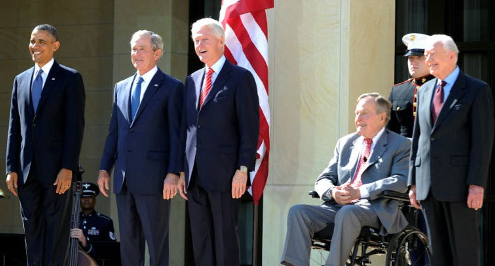 Five former US presidents to gather for hurricane benefit gig