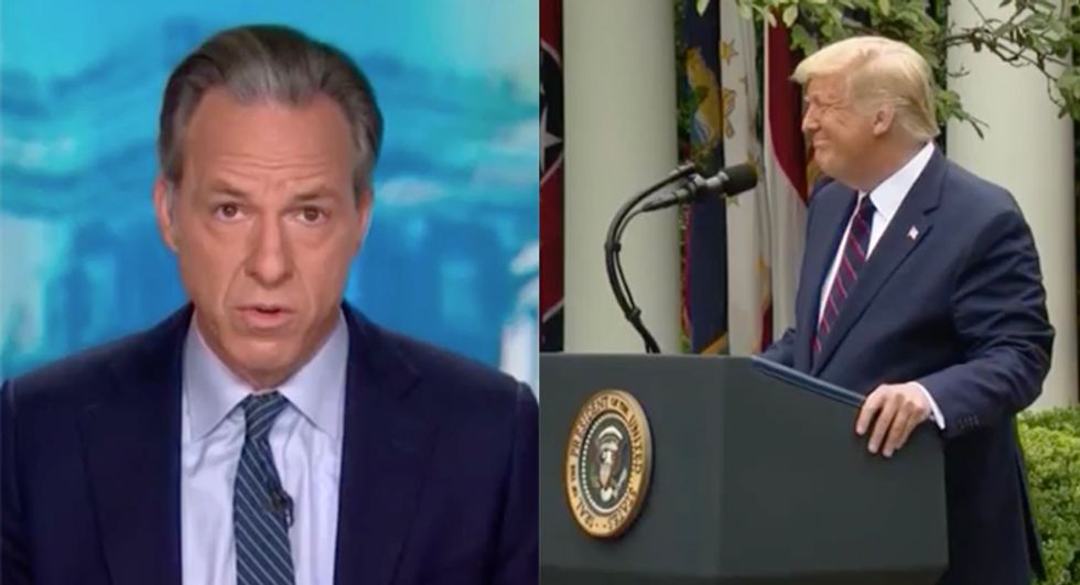 CNN's Tapper trashes Trump as a 'vector of disease' in scorching closing commentary