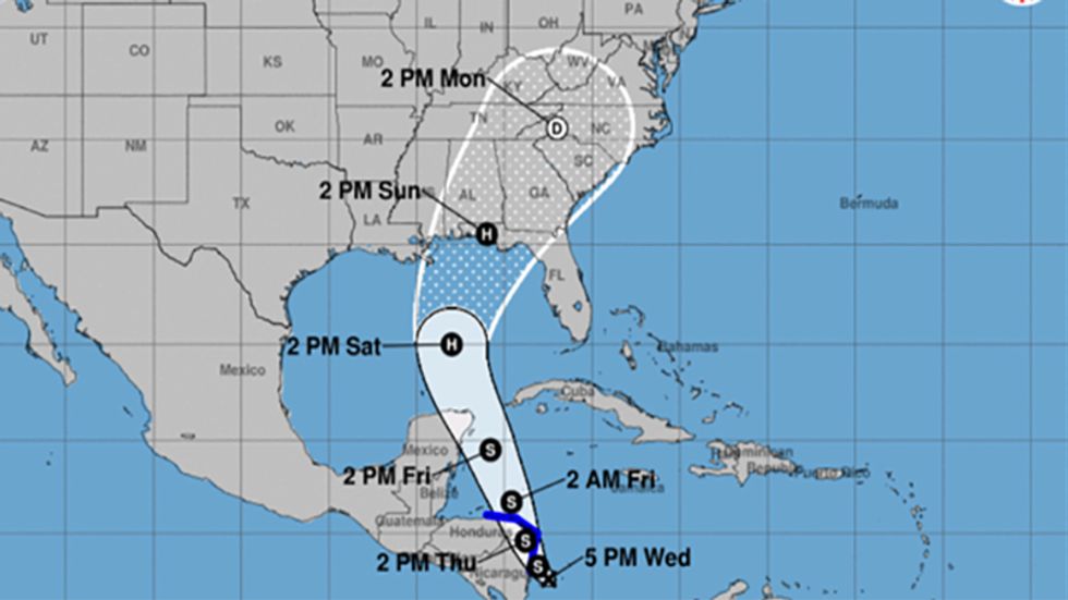 Tropical Storm Nate kills 22 in Central America -- heads for US