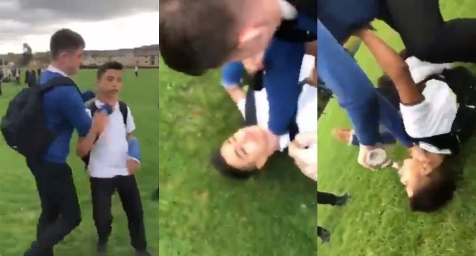 'I'll drown you': White teen brutally attacks and 'waterboards' Syrian refugee classmate