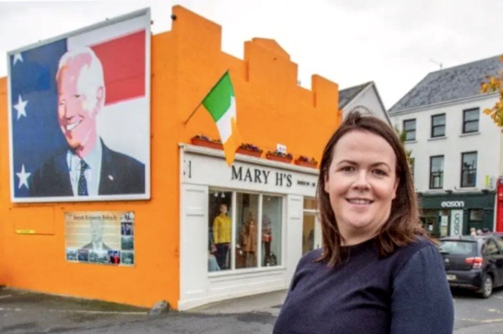 Irish locals show their colors in Biden's ancestral home
