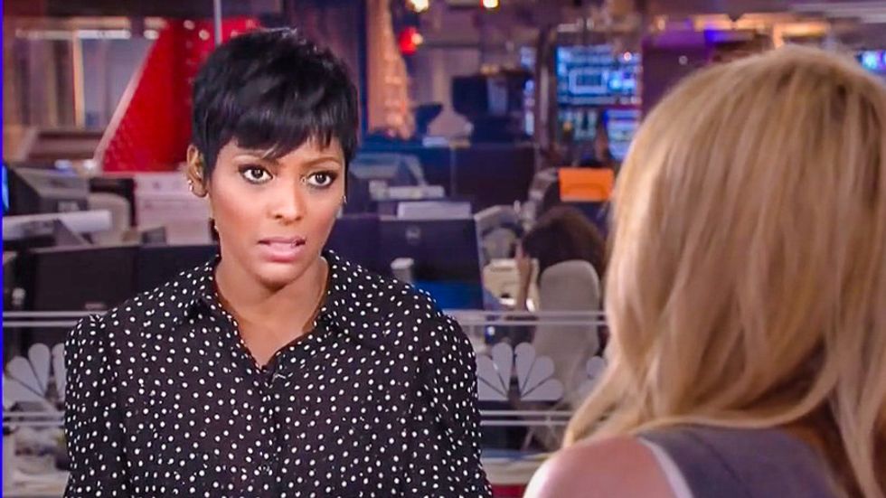 Tamron Hall methodically destroys squirming Trump backer: 'I realize you've come locked and loaded'