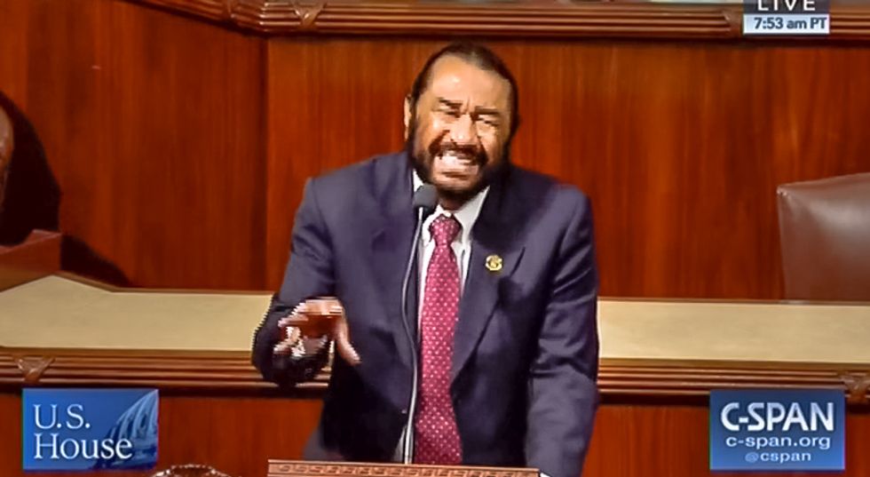 Rep. Al Green lights up Trump over 'lynching' tweet: 'It makes you no better than those who burn crosses'