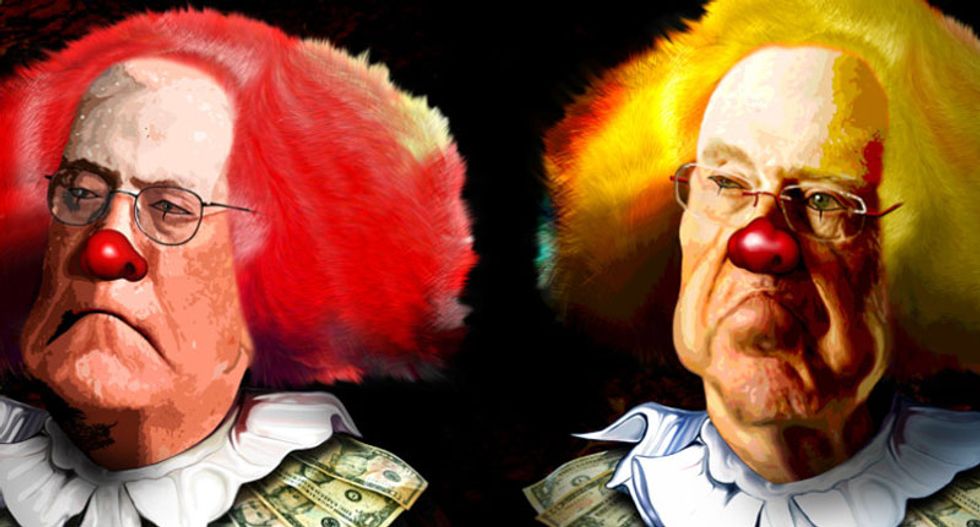 Here are the 10 unfunniest parts of this Koch brothers' guide to being a funny conservative