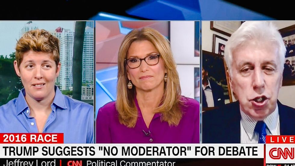 'Relax and let it happen': Jeffrey Lord demands debates allow Trump to lie by banning moderators