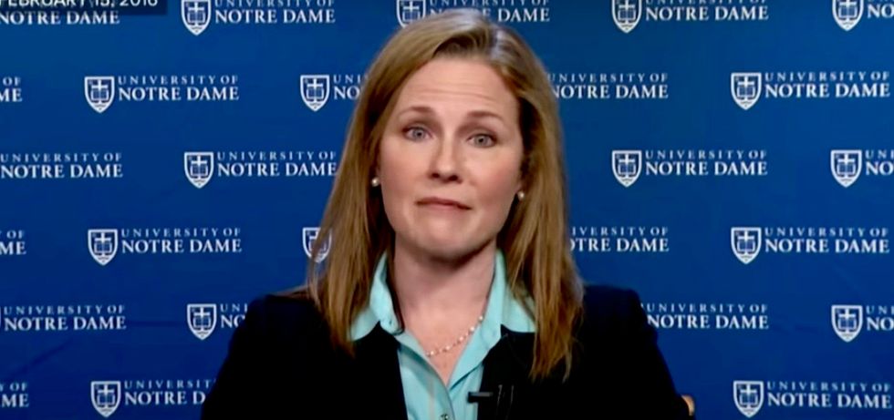 Amy Coney Barrett’s signing ‘extremist’ anti-choice ad confirms worst fears of reproductive rights advocates
