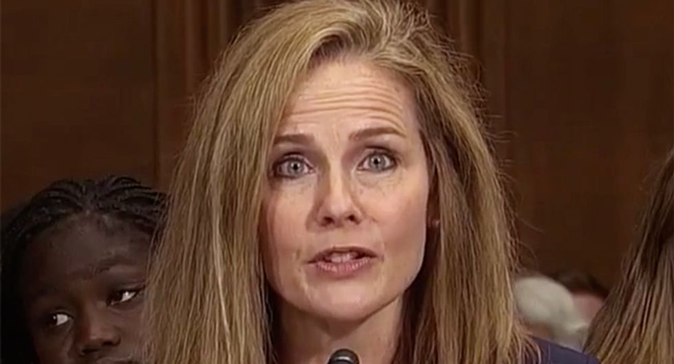 US Justice Barrett's first major hearing to focus on gay rights