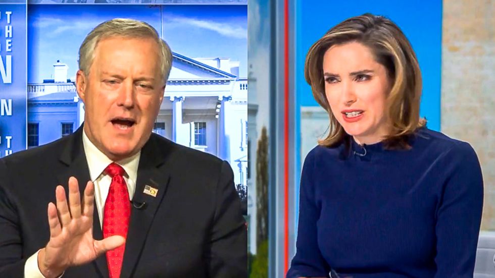 'You're not a doctor': CBS host challenges Trump chief of staff over vaccine 'interference'