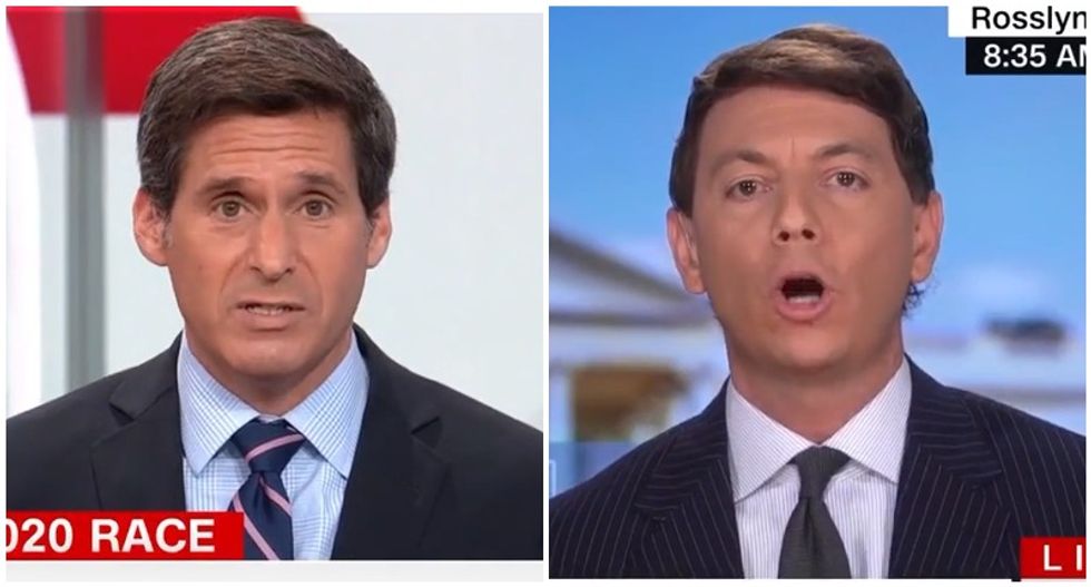 'It's a lie': CNN host busts Trump spokesman for falsely claiming the president denounced the Proud Boys