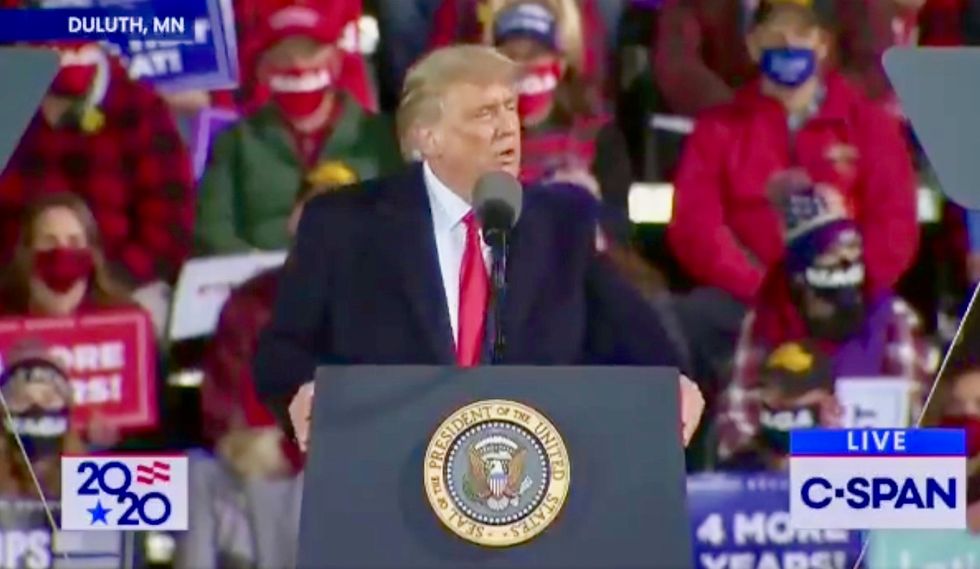 'This is fascism': Trump riles up Minnesota supporters with racist attack on Somali refugees
