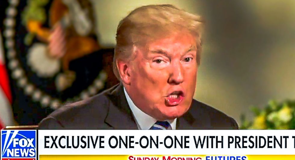 Trump declares that watching Fox News can be a ‘total waste of time’ -- hours before Jeanine Pirro interview
