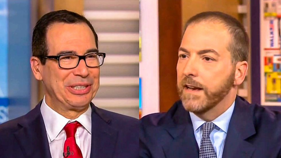 Mnuchin admits White House has transcript of Ukraine call and 'they're going to be kept confidential'
