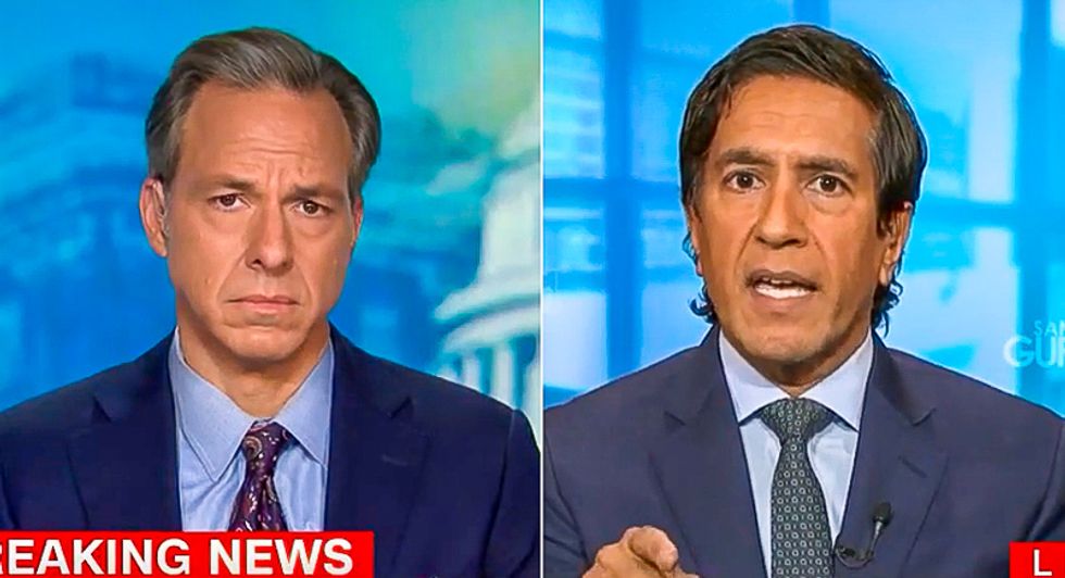'They are hiding things': Sanjay Gupta reams White House doctor after he finally admits Trump was put on oxygen