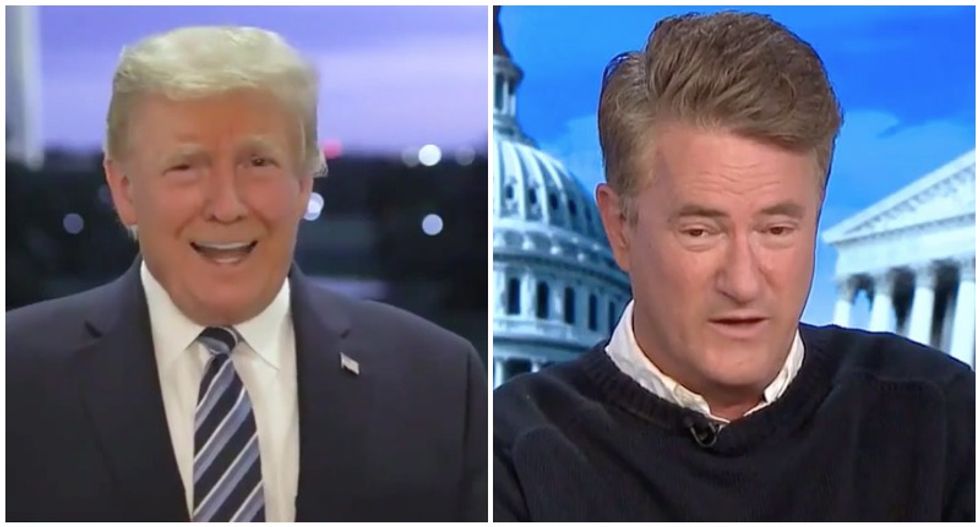 'It's the steroids talking': MSNBC's Morning Joe nails Trump's grandiose claims about COVID-19 infection