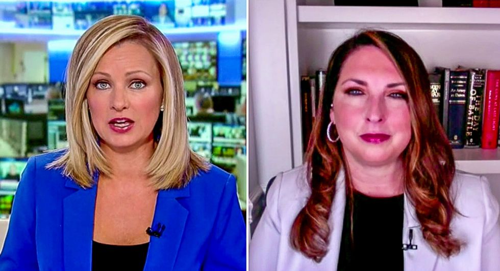 Fox News host cuts off GOP chair's rant against 'virtual' debate: 'Prove the president had multiple negative tests'