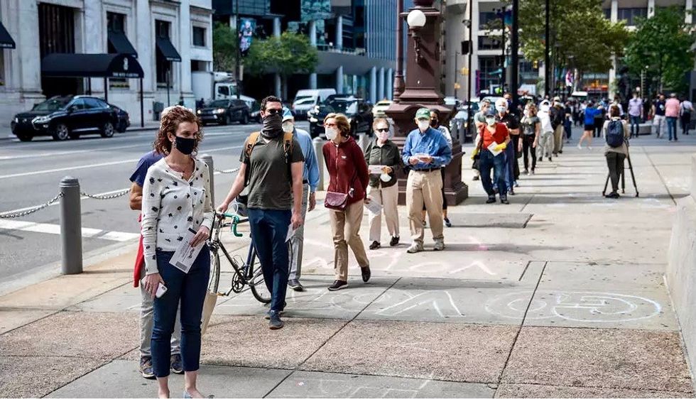 America is on pace for record-shattering early voter turnout — including in critical states: report