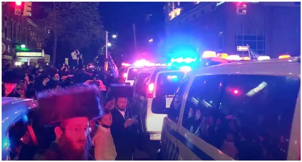 Purported Trump robocall helped ignite violent protest against COVID-19 restrictions in New York: report