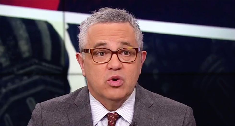 Trump hammered for 'outrageous' good-luck wish to his 'felonious national security adviser' by CNN's Toobin