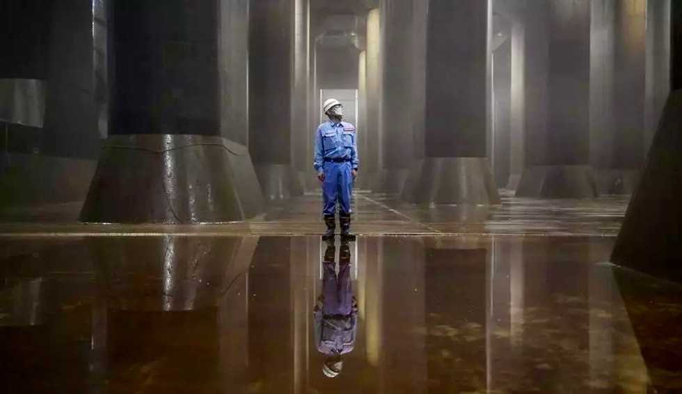 The underground 'Parthenon' protecting Tokyo from floods