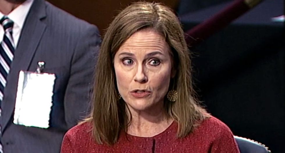 Disturbing evidence emerges that Amy Coney Barrett is willing to bend the law to benefit Republicans