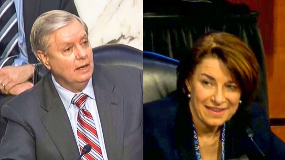 Lindsey Graham admits to Amy Klobuchar: 'Y'all have a good chance of winning the White House'