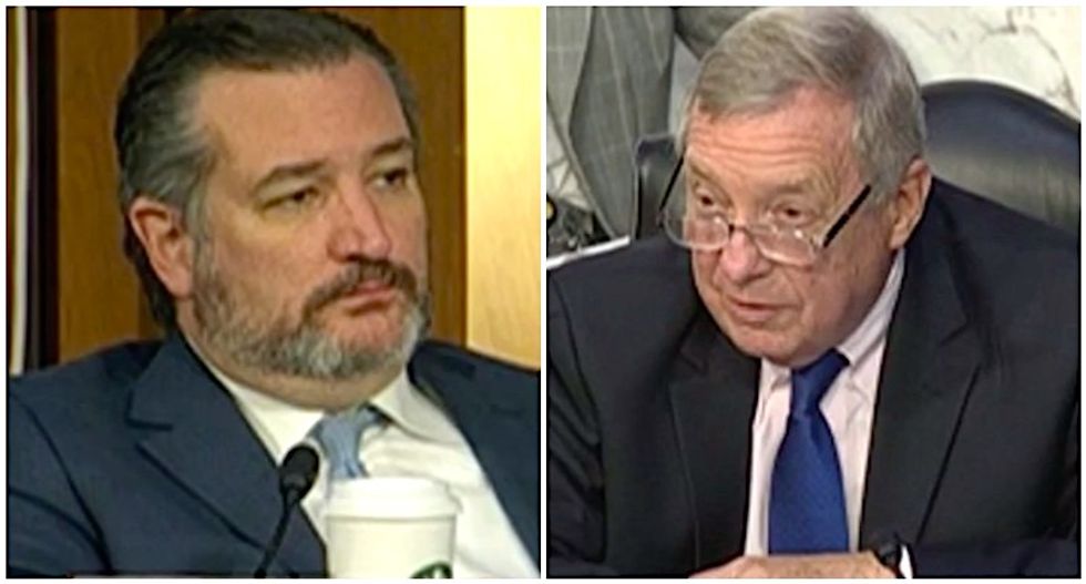 'We are not dealing with reality': Dick Durbin patiently fact-checks Ted Cruz's history lesson