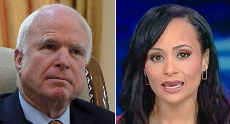 Trump surrogate Katrina Pierson demands John McCain answer her questions -- and gets buried in ridicule