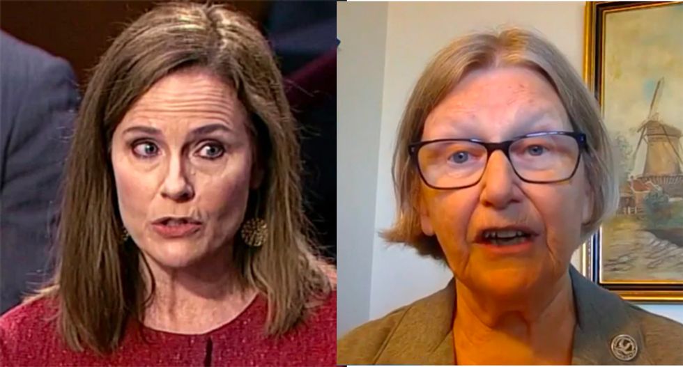Catholic nun lowers the boom on Amy Coney Barrett for wanting to take women 'back to 1789'