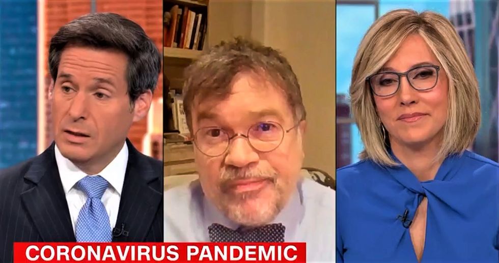 CNN hosts visibly unnerved after hearing doctor's 'bleak' new COVID projections