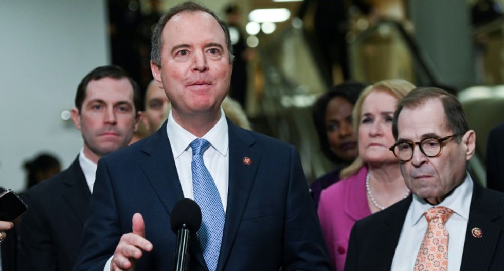Adam Schiff calls out Trump lawyers for making two opposite and competing arguments about impeachment witnesses