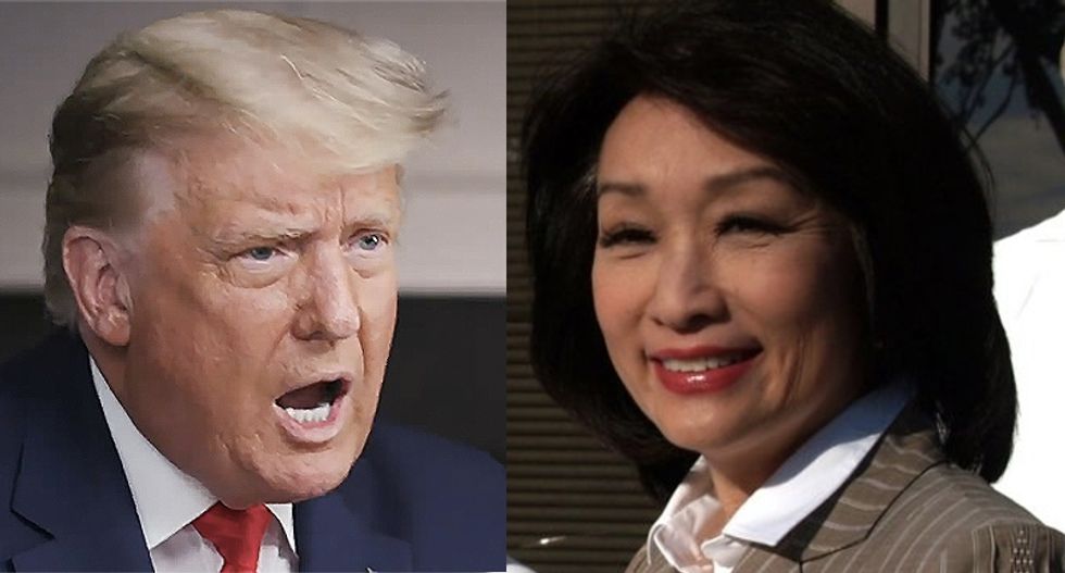 Veteran reporter Connie Chung recalls her Trump interview that left him stammering