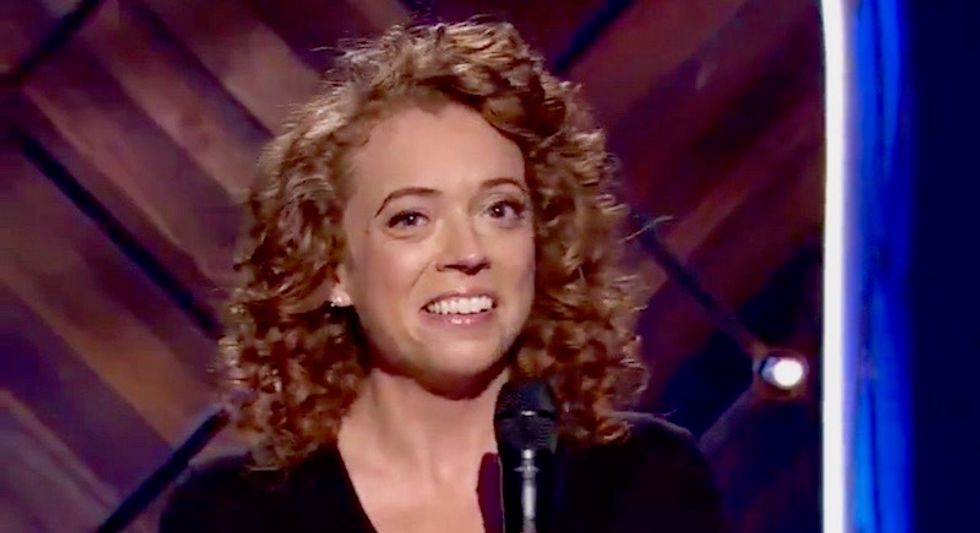 Comedian Michelle Wolf calls out the media for feeding Trump's childish need for constant attention