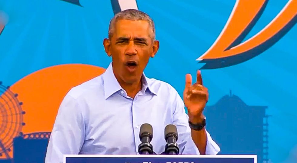 Obama lays bare Trump's TV ratings fixation: 'He's jealous of COVID's media coverage'