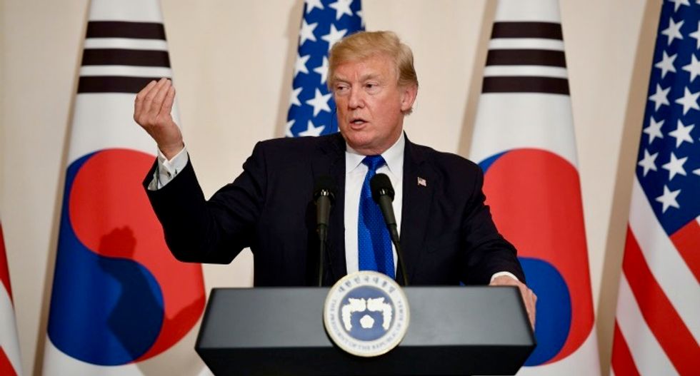 Trump's surprise visit to Korean DMZ foiled by fog