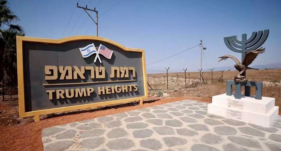 'Trump Heights' a symbol of US shift on Mideast policy