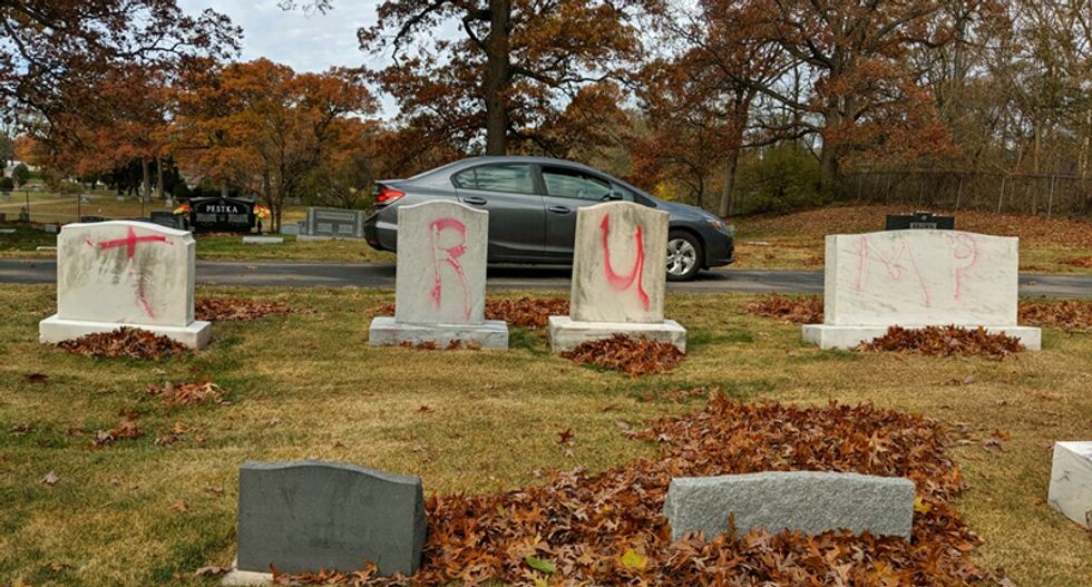 Jewish cemetery desecrated in battleground state — ‘Trump’ spray-painted on tombstones: report