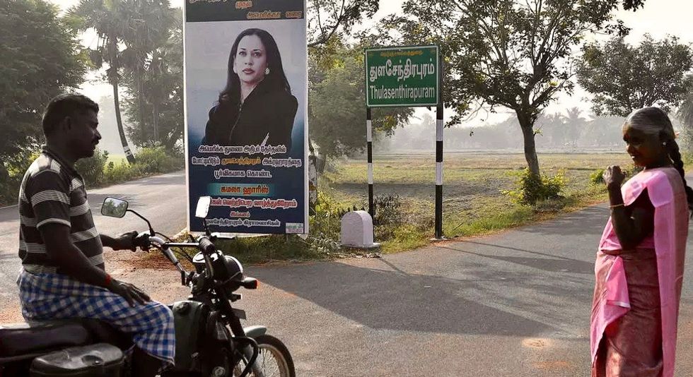 Prayers for Kamala Harris at her ancestral Indian village