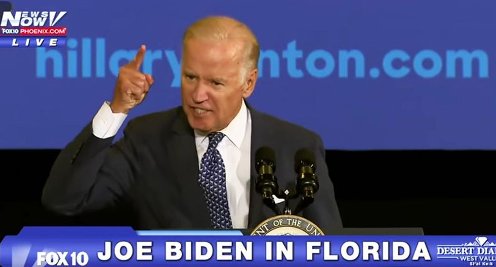 WATCH: Angry Joe Biden brutally blisters Trump over veteran PTSD insult -- 'Where the hell is he from?'