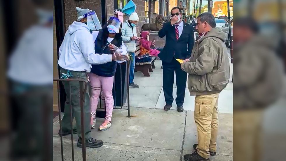 'Call the police': Video shows 'poll watcher' being denied entry to Philadelphia polling station