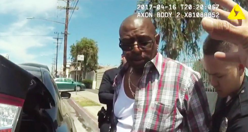 BUSTED: Watch LA cops plant drugs in black suspect's wallet - unaware their body cams were on