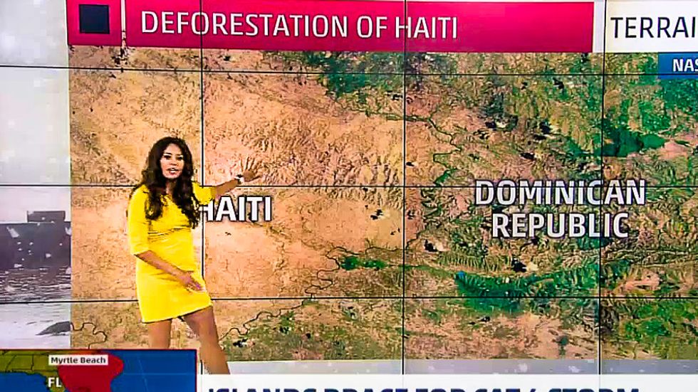Weather Channel meteorologist claims Haiti is deforested because children 'eat the trees'