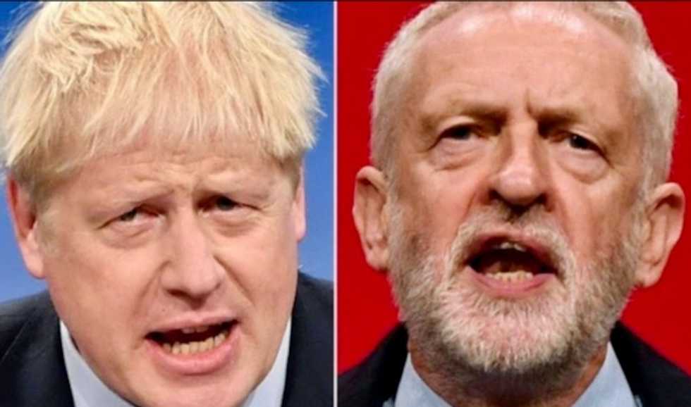 Britain's Boris Johnson compares rival to Stalin at campaign launch