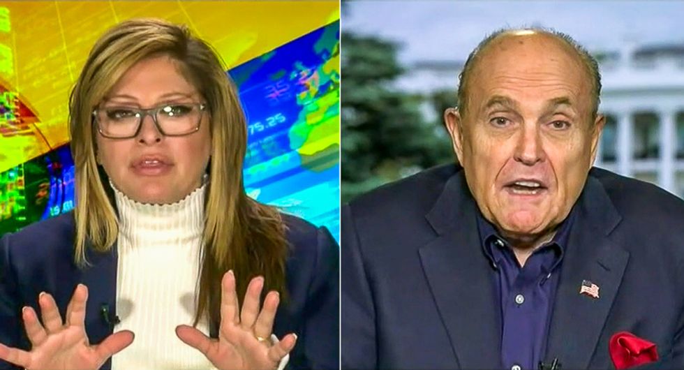 Giuliani snaps when he's asked why DOJ isn't pursuing voter fraud: 'I don't know and I can't worry about that'
