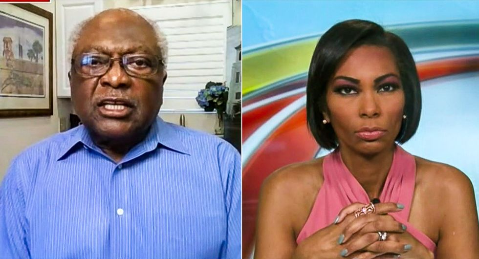James Clyburn battles Fox News host who wants him to 'thank' Trump voters: '75 million is more than 71 million'