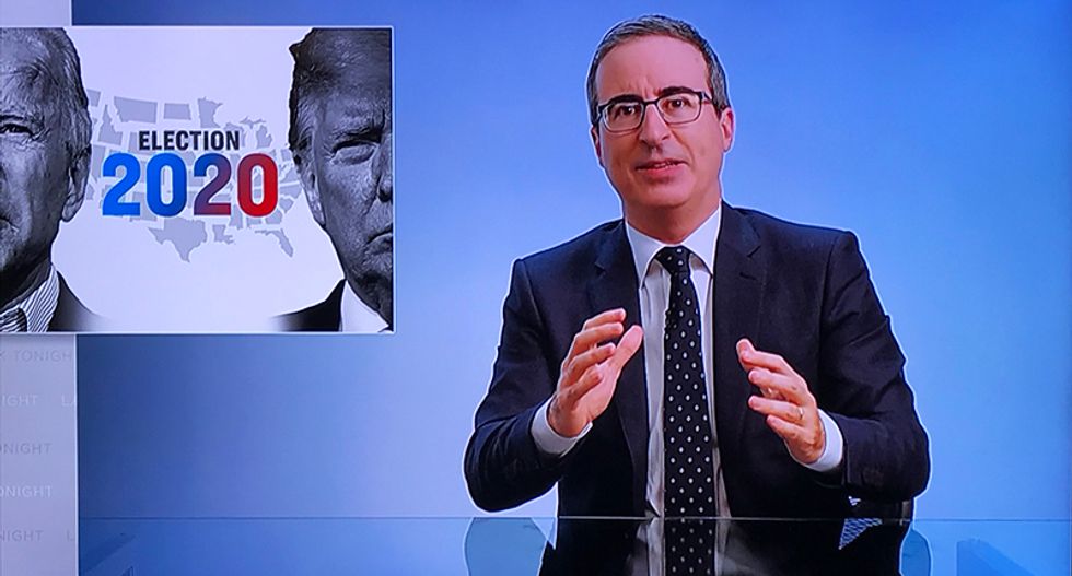 John Oliver hilariously ridicules ‘pathetic’ Trump team screaming about 'voter fraud'